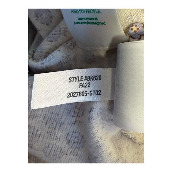 NEW J. Crew Women’s XS Broken-in jersey button-front top in hyacinth floral NWOT - Picture 9 of 9